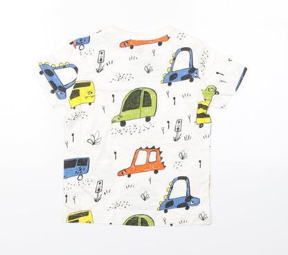 Nexy Boys White   Basic T-Shirt Size 2-3 Years