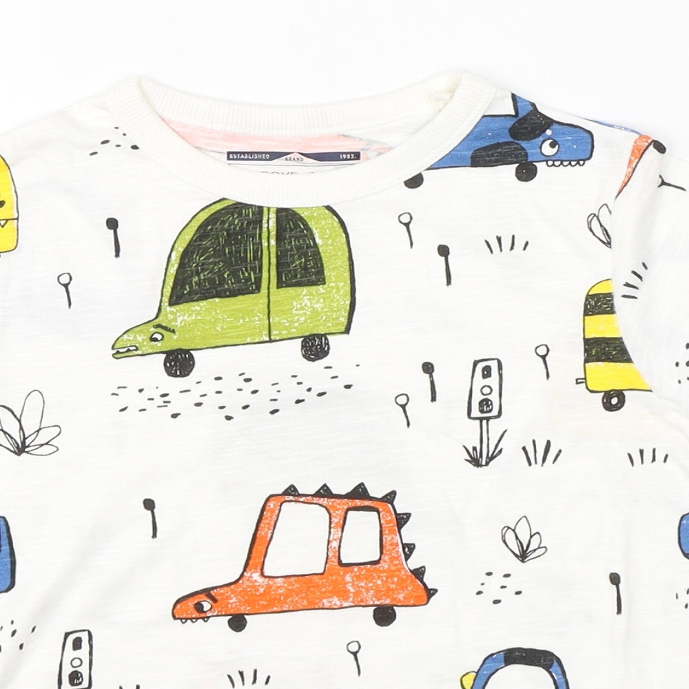 Nexy Boys White   Basic T-Shirt Size 2-3 Years