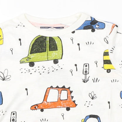 Nexy Boys White   Basic T-Shirt Size 2-3 Years