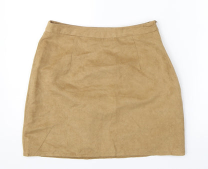 Hearts & Bows Womens Brown   A-Line Skirt Size 8