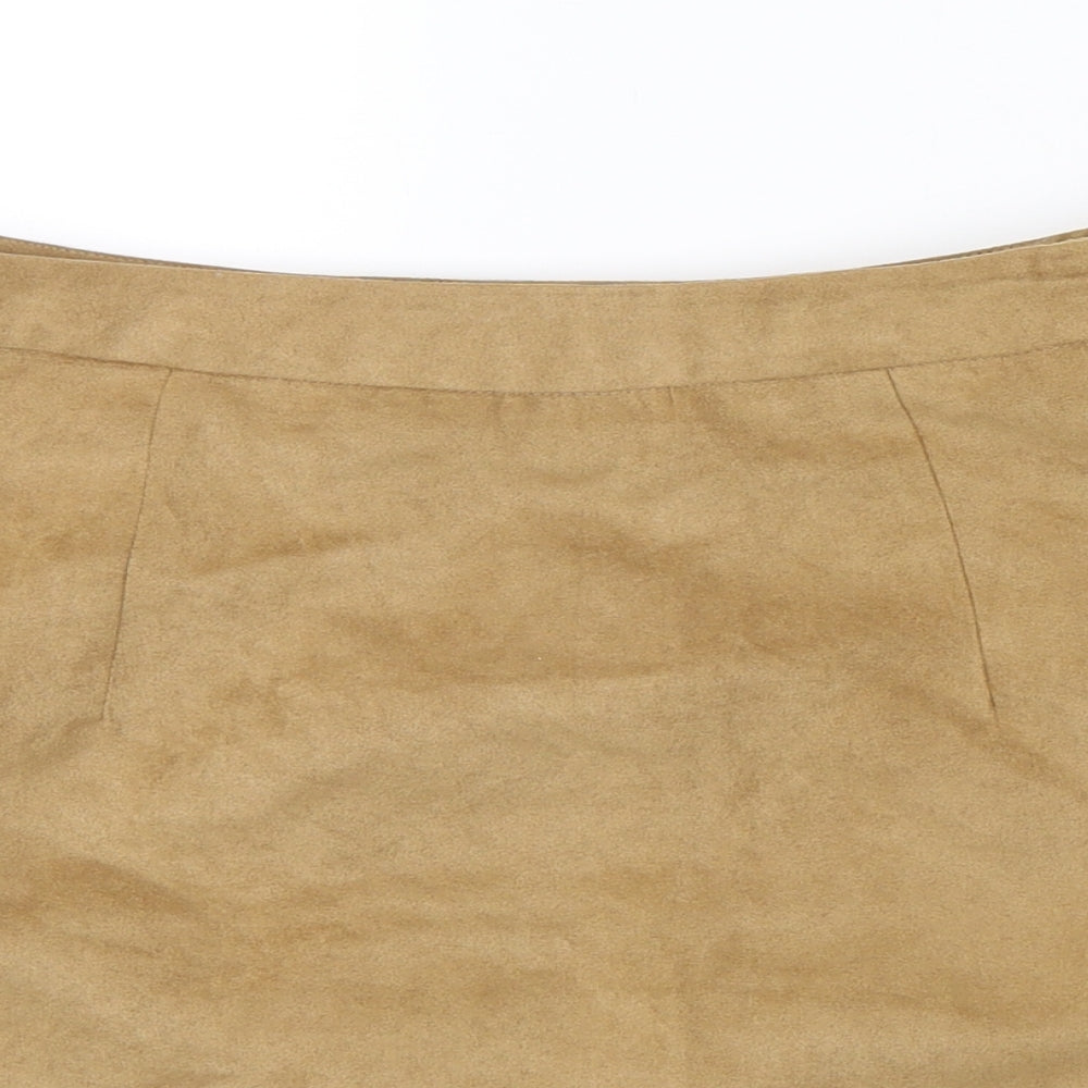 Hearts & Bows Womens Brown   A-Line Skirt Size 8