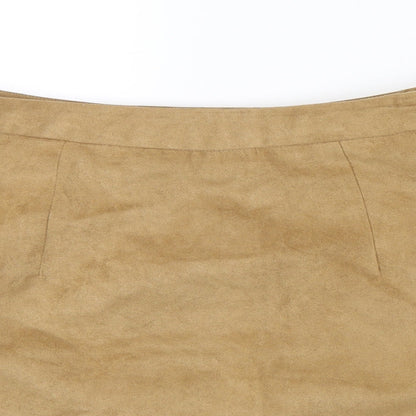 Hearts & Bows Womens Brown   A-Line Skirt Size 8