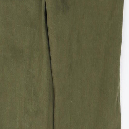 Miss Selfridge Womens Green  Denim Jegging Jeans Size 10 L28 in