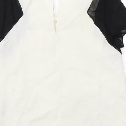 Miss Selfridge Womens White   Basic Blouse Size 6