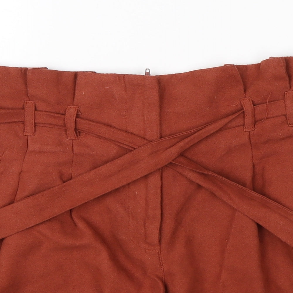 Miss Selfridge Womens Red   Hot Pants Shorts Size 6