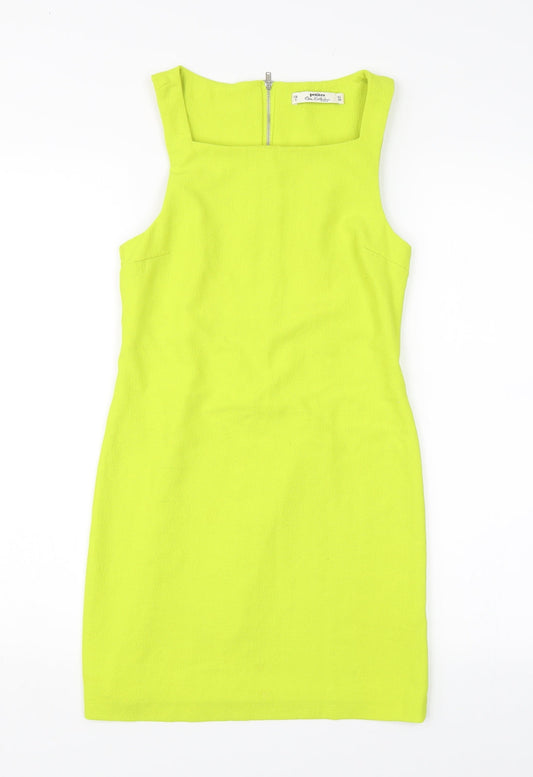 Miss Selfridge Womens Green   Pencil Dress  Size 6