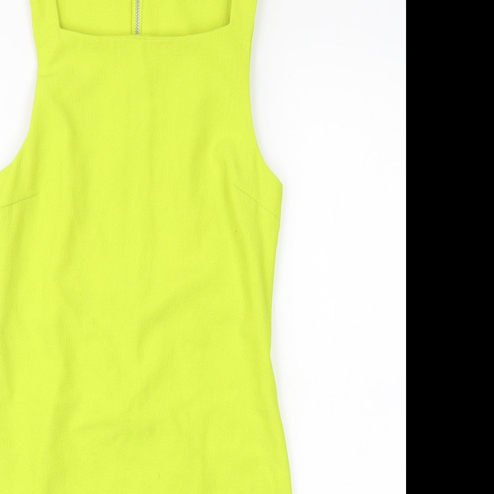 Miss Selfridge Womens Green   Pencil Dress  Size 6