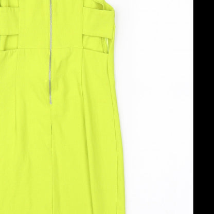 Miss Selfridge Womens Green   Pencil Dress  Size 6