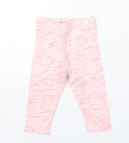 F&F Girls Pink    Pyjama Pants Size 6-9 Months