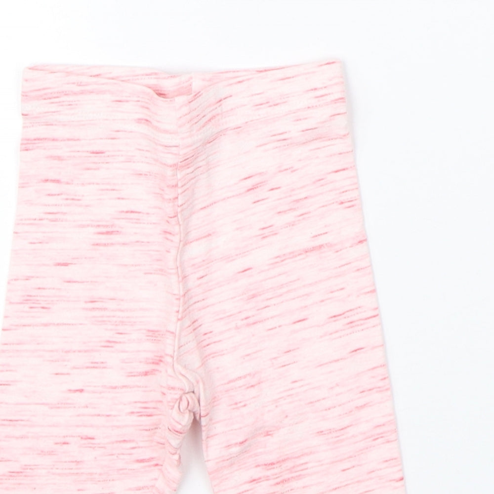 F&F Girls Pink    Pyjama Pants Size 6-9 Months