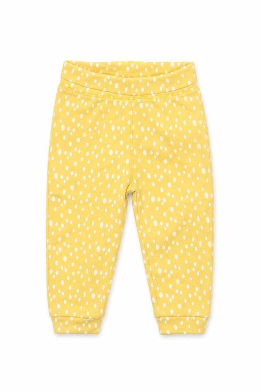 Primark Girls Yellow Polka Dot   Pyjama Pants Size 6-9 Months