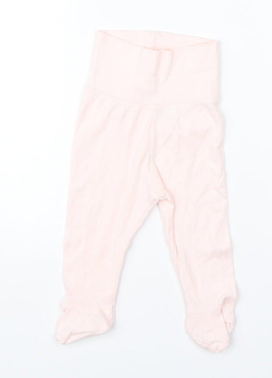 H&M Girls Pink    Pyjama Pants Size 3-6 Months