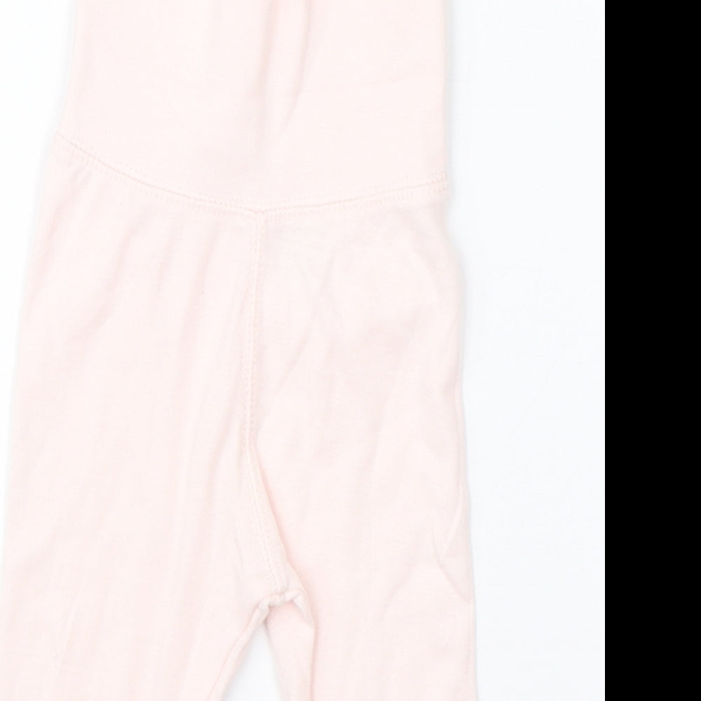 H&M Girls Pink    Pyjama Pants Size 3-6 Months