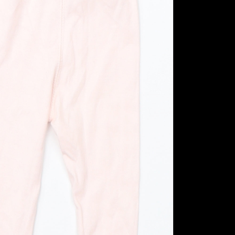 H&M Girls Pink    Pyjama Pants Size 3-6 Months