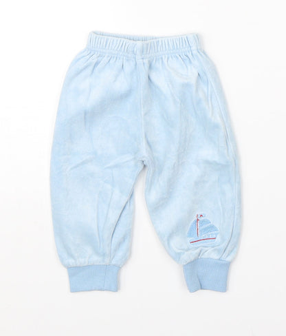 Preworn Boys Blue    Pyjama Pants Size 6-9 Months