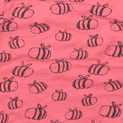 F&F Girls Pink   Basic T-Shirt Size 0-3 Months
