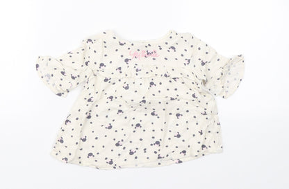 Primark Girls Beige   Tutu Dress  Size 6-9 Months  - disney minnie