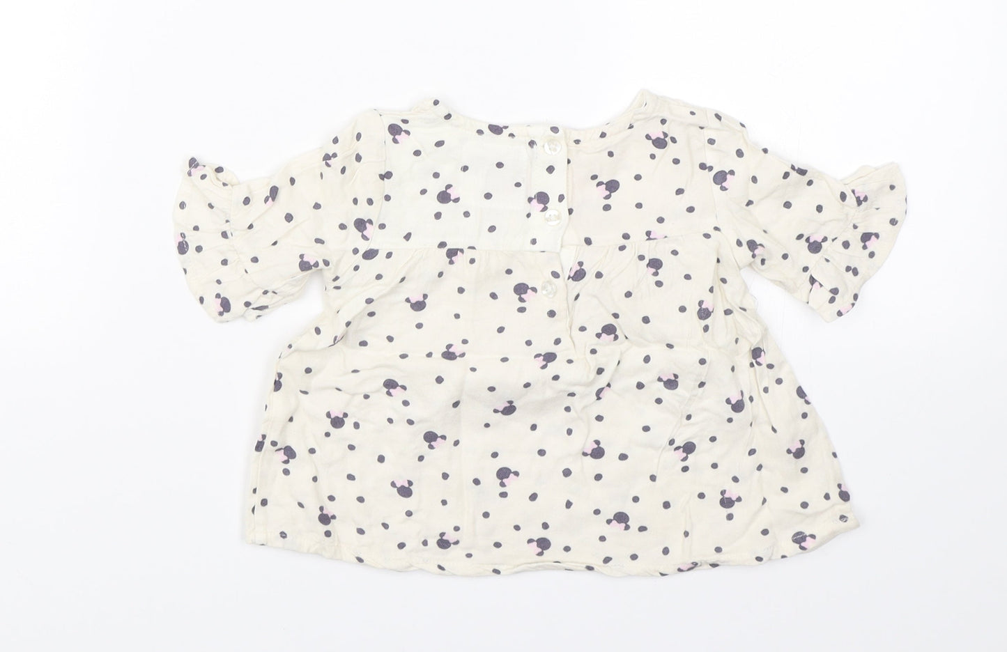 Primark Girls Beige   Tutu Dress  Size 6-9 Months  - disney minnie