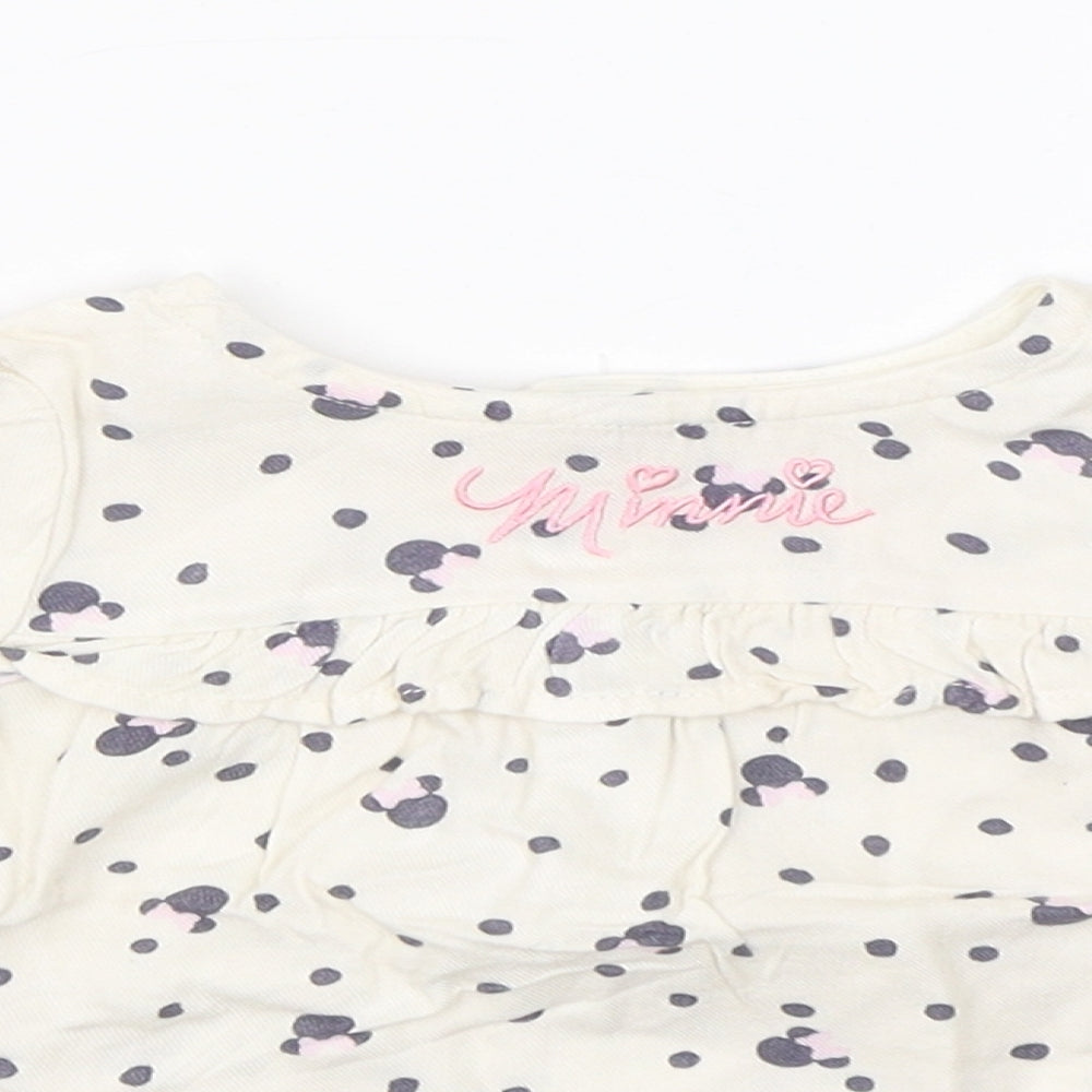 Primark Girls Beige   Tutu Dress  Size 6-9 Months  - disney minnie