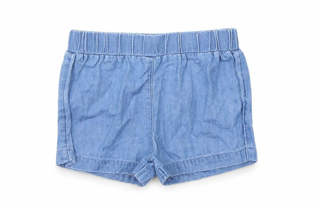 Front view of Primark Baby Blue Trousers, size 6-9, Months