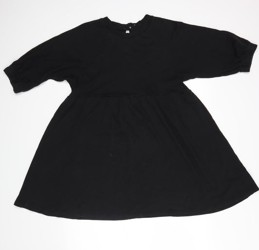 ASOS Womens Black  Rayon A-Line  Size 10