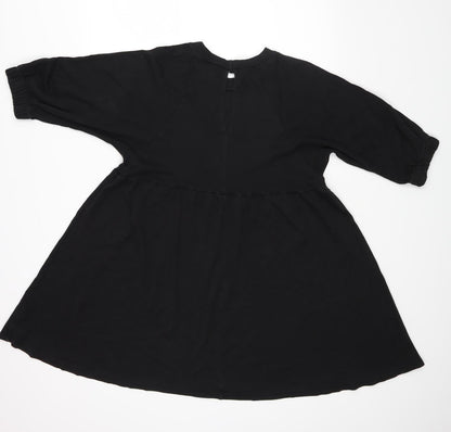 ASOS Womens Black  Rayon A-Line  Size 10