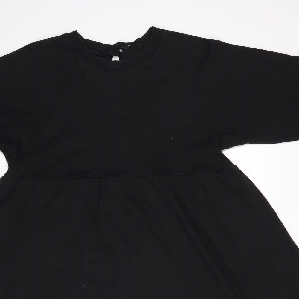 ASOS Womens Black  Rayon A-Line  Size 10