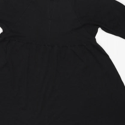 ASOS Womens Black  Rayon A-Line  Size 10