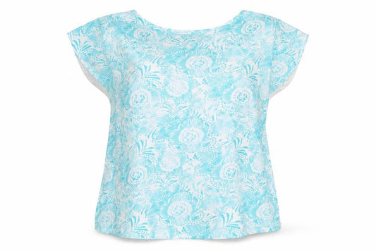 Womens UK Size 12 Debenhams Blue Basic Blouse