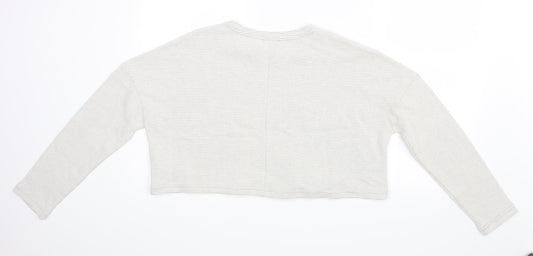 Boohoo Womens Beige   Basic Blouse Size 8