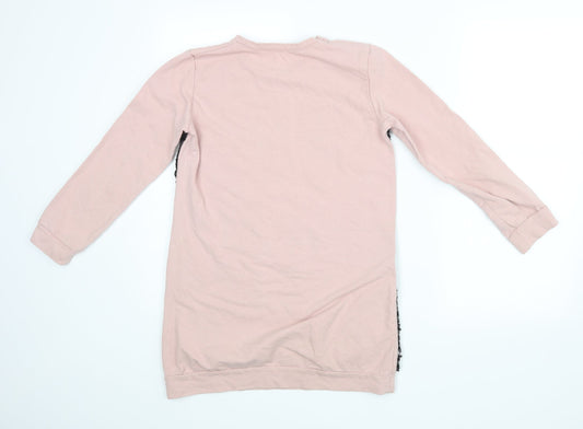 Preworn Womens Pink  Rayon Pullover Jumper Size 14