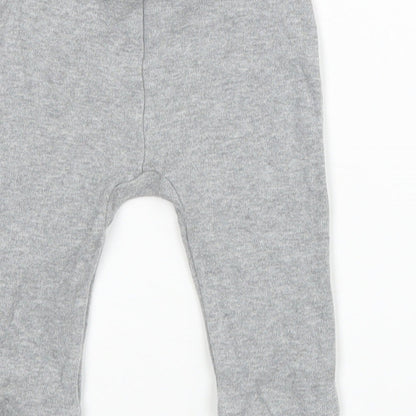 George Baby Grey   Cropped Trousers Size 3-6 Months