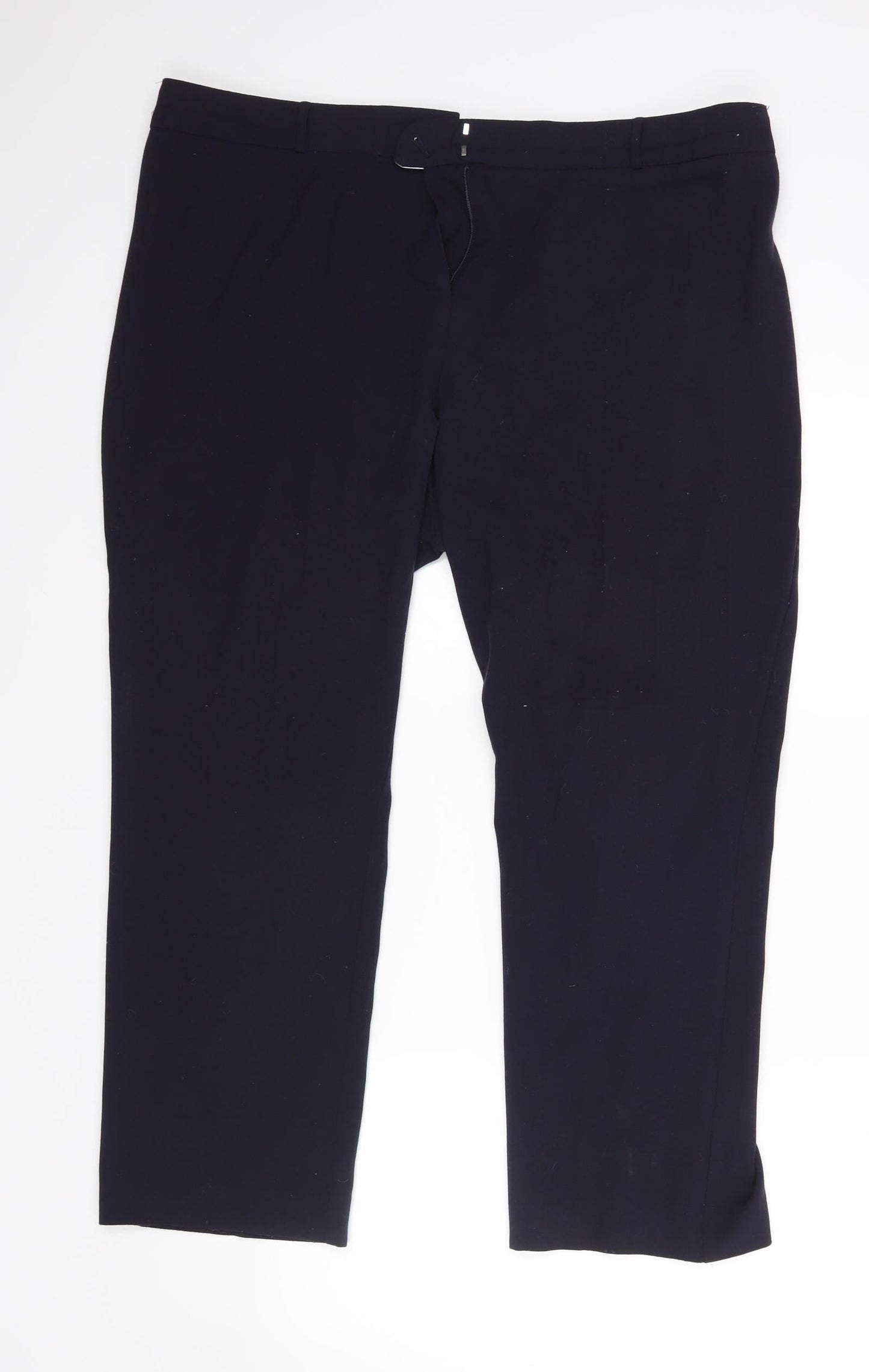 m&s Womens Blue   Dress Pants Trousers Size 18 L24 in