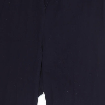 m&s Womens Blue   Dress Pants Trousers Size 18 L24 in