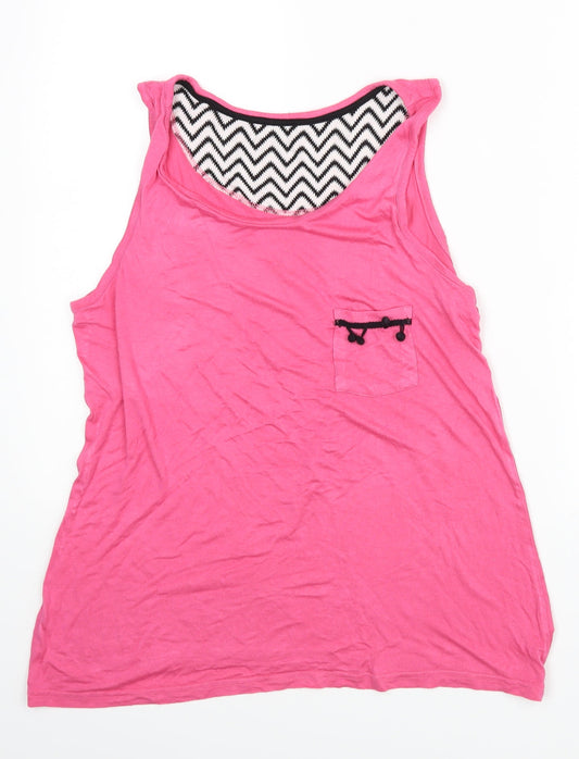 George Womens Pink   Basic Blouse Size 12