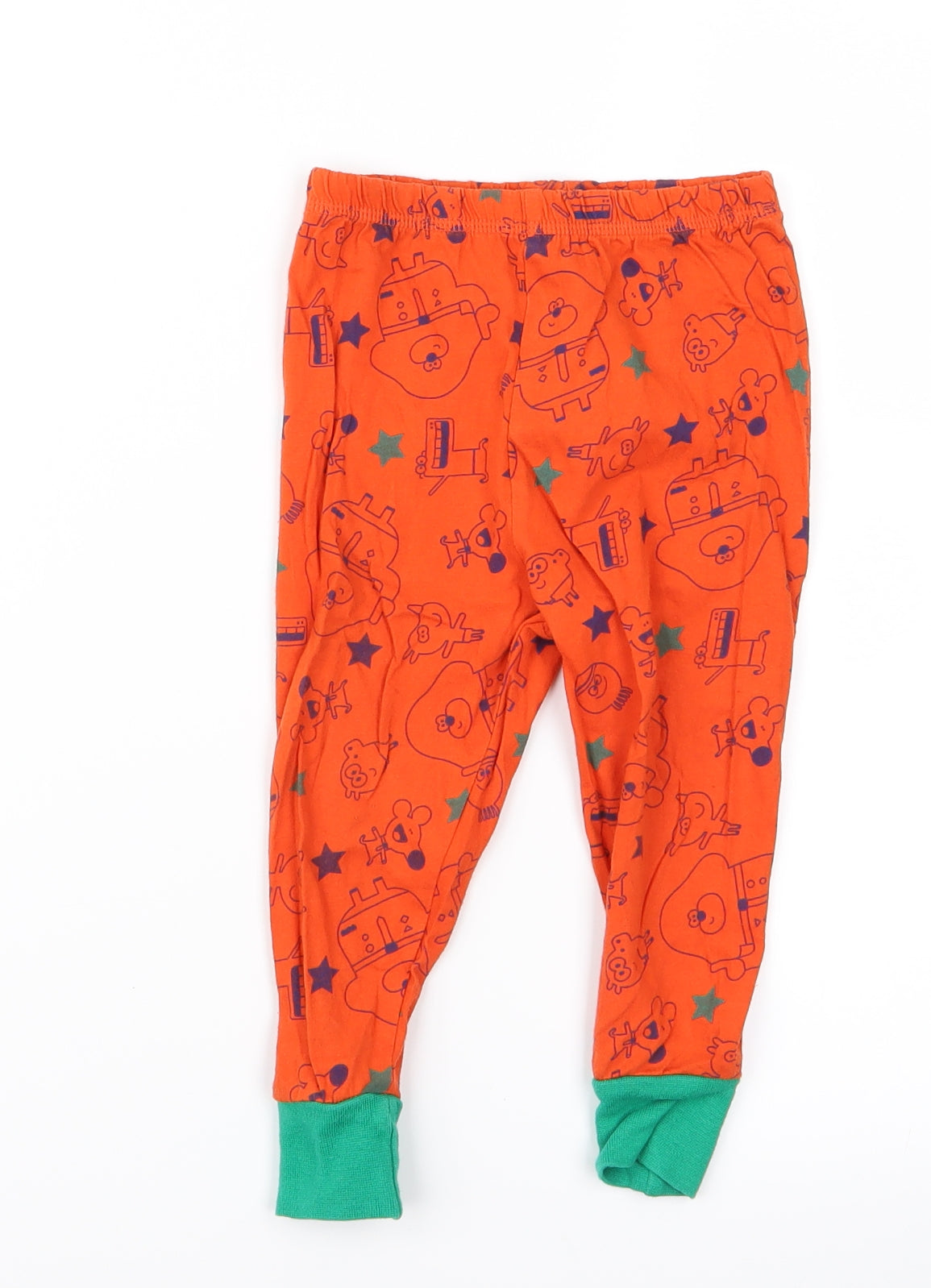 George Baby Orange   Sweatpants Trousers Size 12 Months  - dog