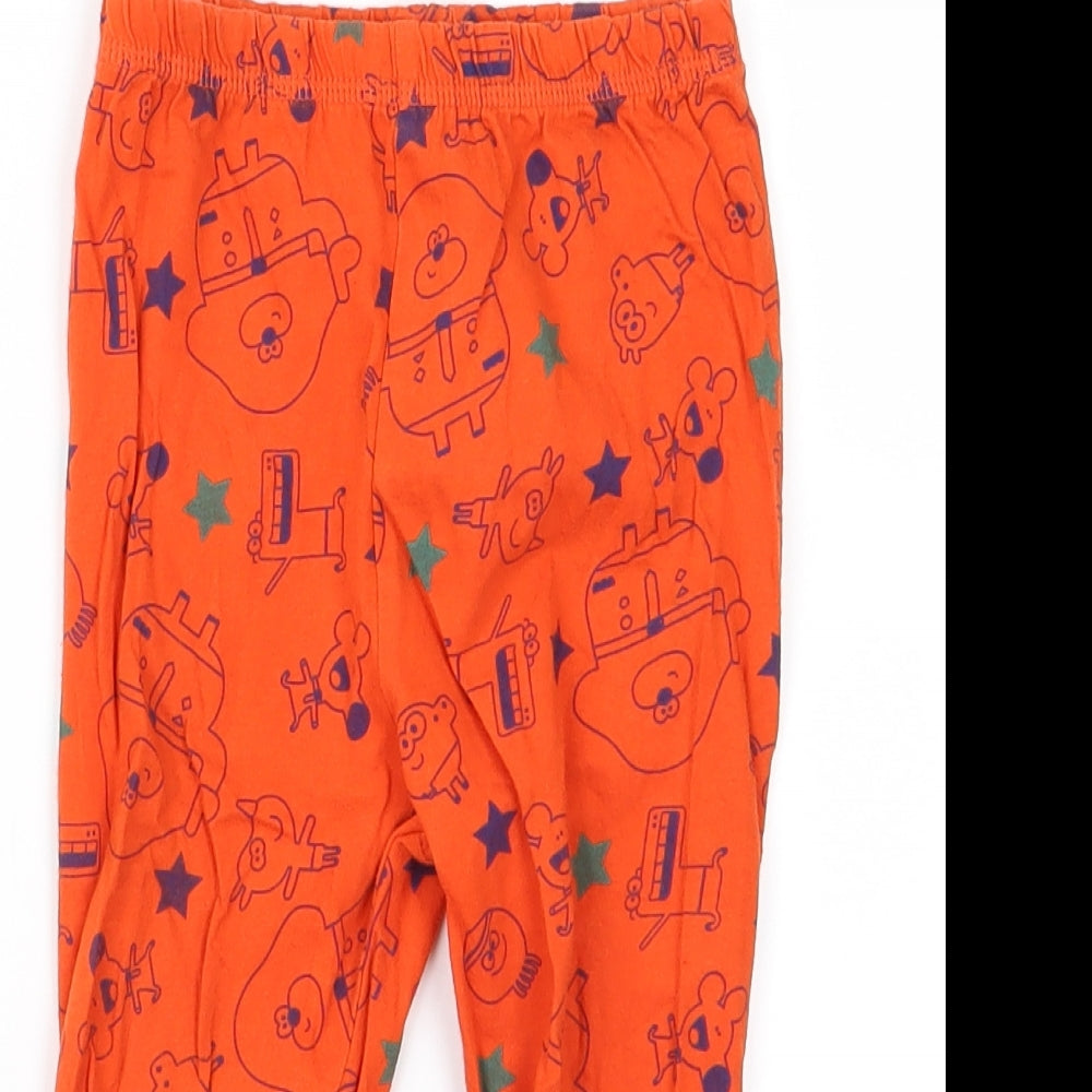 George Baby Orange   Sweatpants Trousers Size 12 Months  - dog