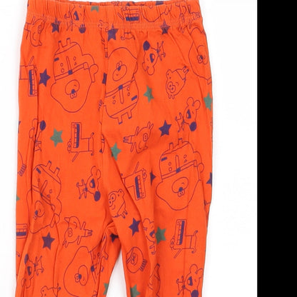 George Baby Orange   Sweatpants Trousers Size 12 Months  - dog