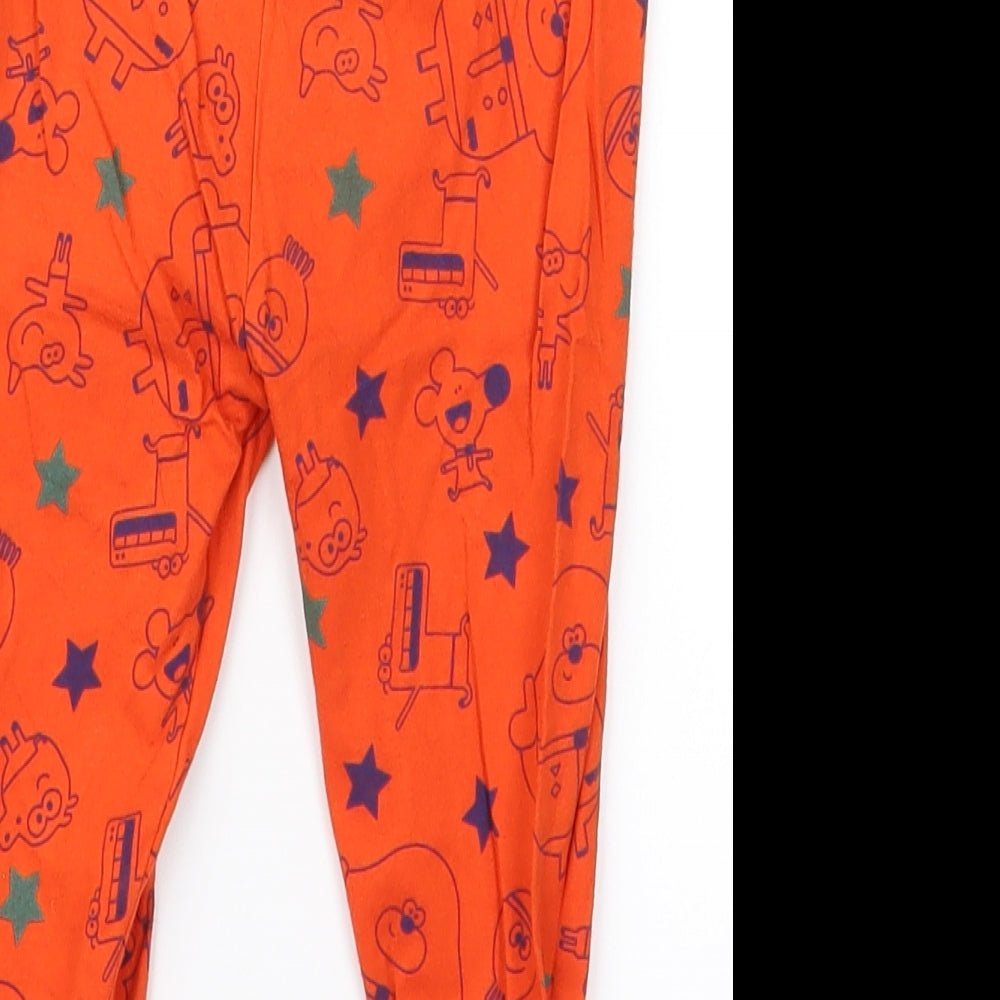 George Baby Orange   Sweatpants Trousers Size 12 Months  - dog