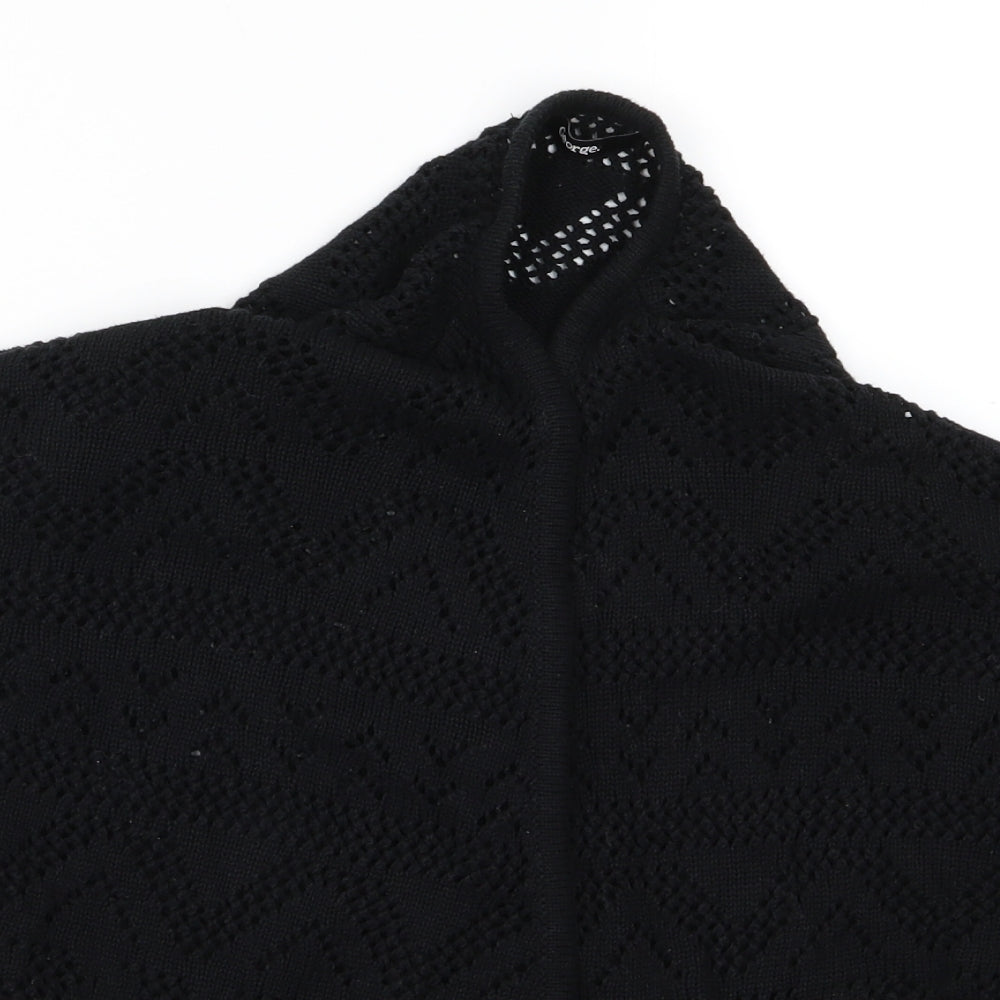 George Womens Black   Cardigan Jumper Size 14