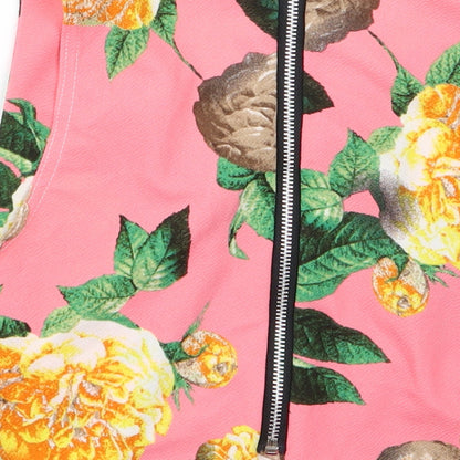 Womens UK Size M dolls Pink Cropped Tank