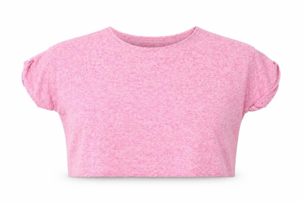 Womens UK Size 10 misguided Pink Basic T-Shirt