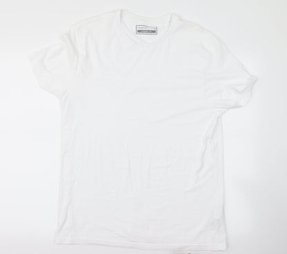 Womens UK Size M redherring White Basic T-Shirt