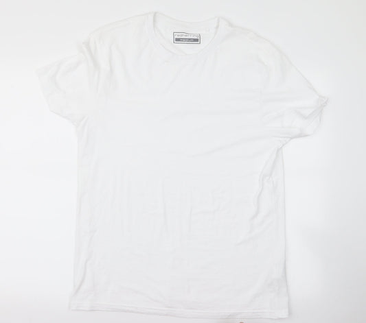 Womens UK Size M redherring White Basic T-Shirt