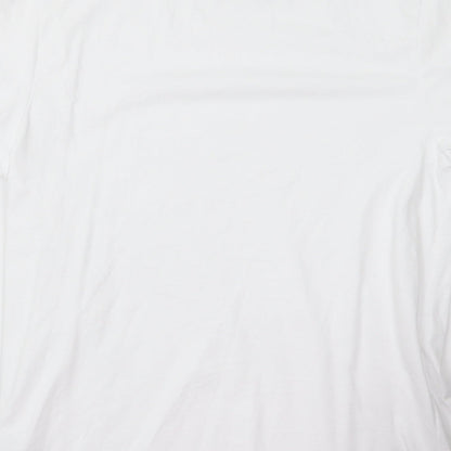 Womens UK Size M redherring White Basic T-Shirt