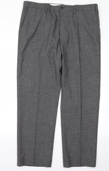 Womens UK Size 38 m&s Regular Fit  Grey Trousers
