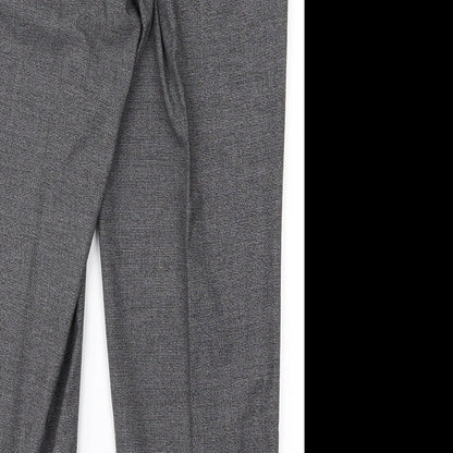 Womens UK Size 38 m&s Regular Fit  Grey Trousers