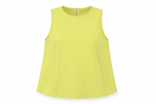 Topshop Womens Yellow   Vest Jumper Size 10