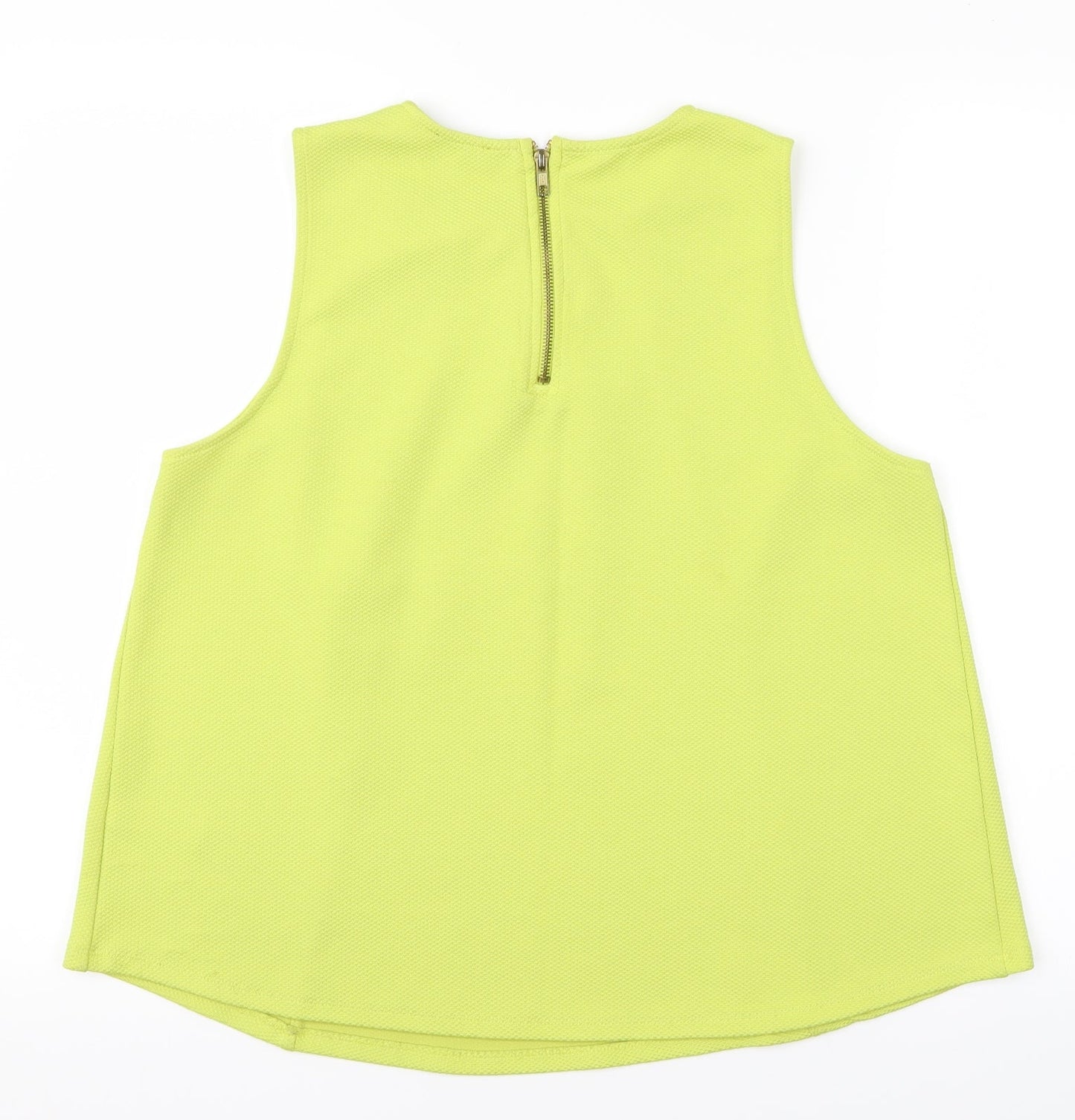 Topshop Womens Yellow   Vest Jumper Size 10