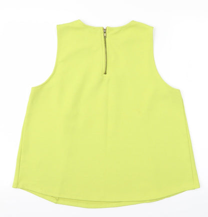 Topshop Womens Yellow   Vest Jumper Size 10